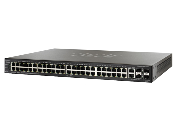 48-Port 100Mbps PoE Stackable Switch Cisco SF500-48P