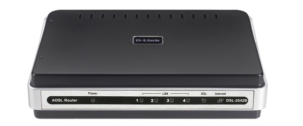 Router ADSL2/2+ D-Link DSL-2542U