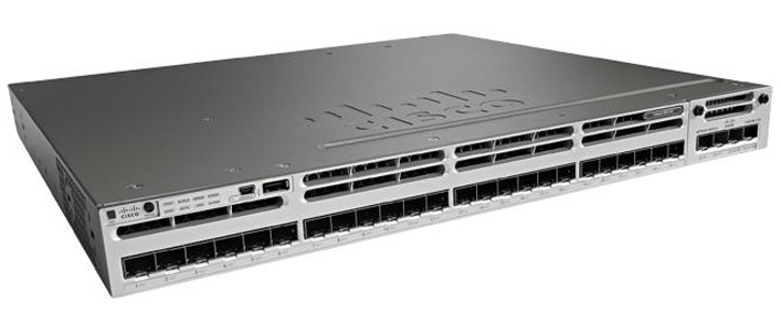 24-Port SFP Ethernet IP Base Switch Cisco WS-C3850-24S-S