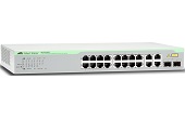Switch ALLIED TELESIS | 16-port 10/100TX + 2 10/100/1000T + 2 SFP/1000T Switch ALLIED TELESIS AT-FS750/20-50