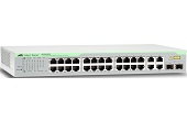 Switch ALLIED TELESIS | 24-port 10/100TX + 2 10/100/1000T + 2 SFP/1000T Switch ALLIED TELESIS AT-FS750/28