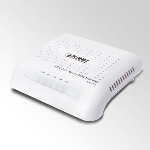 ADSL 2/2+ Router with USB Port PLANET ADE-3411A
