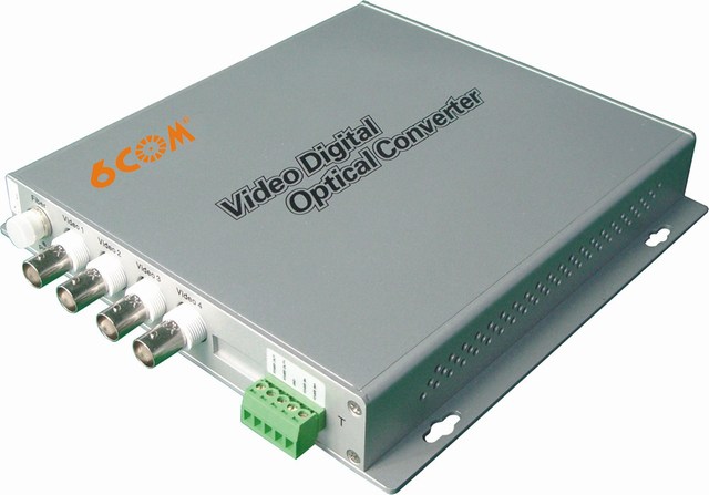 Chuyển đổi Quang-Điện Video 6COM 6C-S4V-1D