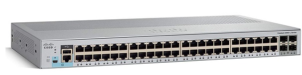 48-Port Gigabit Ethernet + 4 x 10G SFP+ Switch CISCO WS-C2960L-48TQ-LL