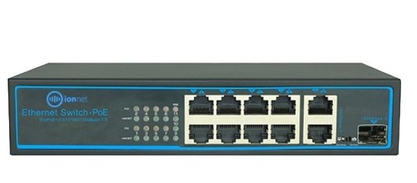 8-port PoE Ethernet Switch IONNET IGE-1108GS-120