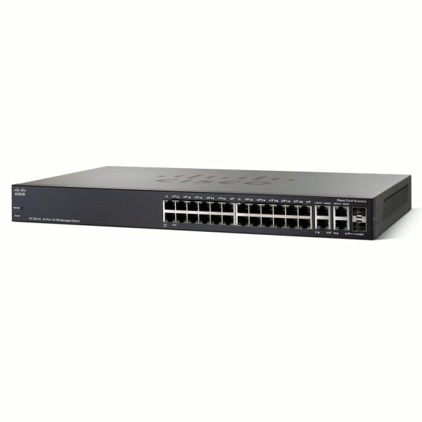 24-Port 10/100Mbps PoE Switch Cisco SF300-24P (SRW224G4P-K9)