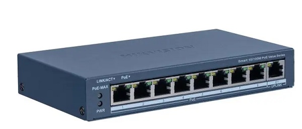8 Port Fast Ethernet Smart PoE Switch HIKVISION DS-3E1309P-EI/M
