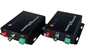 Video Converter GNETCOM | Bộ chuyển đổi Video quang 8 kênh GNETCOM HL-8V1D-20T/R 1080P RS485/PTZ
