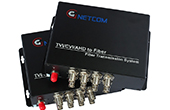 Video Converter GNETCOM | Bộ chuyển đổi Video quang 8 kênh GNETCOM HL-8V-20T/R 1960P