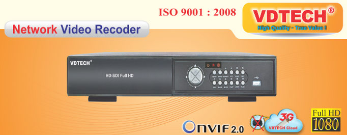Đầu ghi hình HD-SDI 4 kênh VDTECH VDT-2700SDI.2