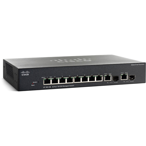 8-Port 10/100Mbps Switch Cisco SF302-08 (SRW208G-K9)