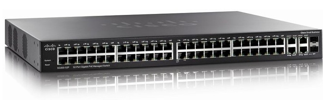 52-port Gigabit PoE Managed Switch Cisco SG300-52P
