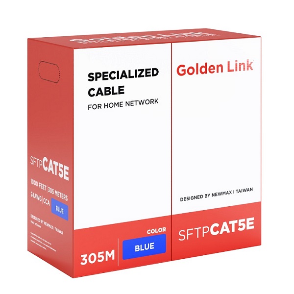 Cáp mạng Golden Link PLATINUM CAT.5E SFTP TW1102-1 (305 mét)