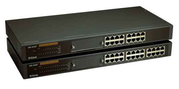 24-port Ethernet Switch D-Link DES-1024R+
