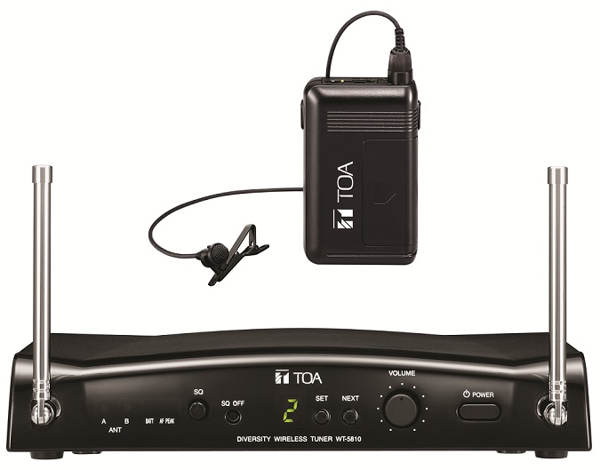 Bộ micro cài áo không dây UHF TOA WS-5300