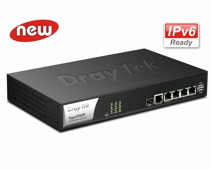 VPN server, Firewall, Load Balancing DrayTek Vigor2960F