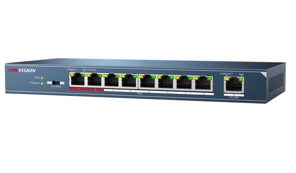 8-port 10/100Mbps PoE Switch HIKVISION DS-3E0109P-E (End of Life 11-2019)         