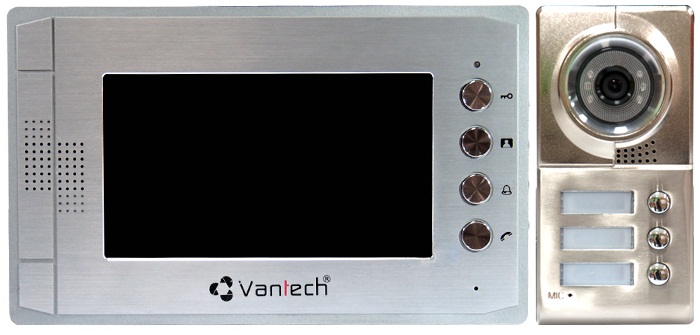 Bộ chuông cửa màn hình màu VANTECH VP-02VD
