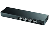Thiết bị mạng ZyXEL | 24-port GbE + 2 SFP Smart Managed Switch ZyXEL GS1900-24