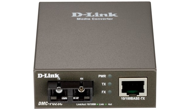 100Base-TX to 100Base-FX (SC) Single-mode Media Converter D-Link DMC-F02SC