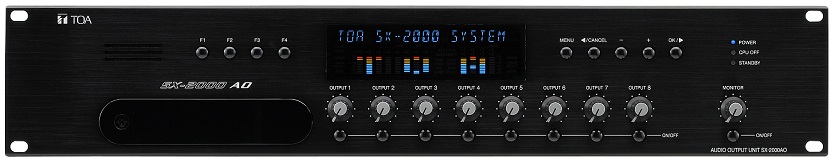 Bộ điều khiển ngõ ra Audio TOA SX-2000AO
