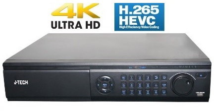 Đầu ghi hình camera IP 64 kênh Ultra HD 4K J-TECH HD6164