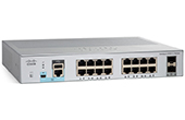 SWITCH CISCO | 16-Port Gigabit Ethernet + 2 x Gigabit SFP Switch Cisco WS-C2960L-16TS-LL