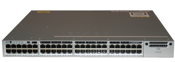 48-Port 10/100/1000 Ethernet IP Base Switch Cisco WS-C3850-48T-S