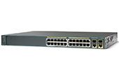 SWITCH CISCO | 24-Port 10/100 (8 PoE) + 2 T/SFP LAN Base Switch Cisco WS-C2960+24LC-L
