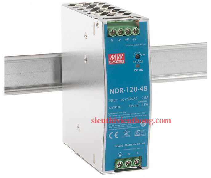Power Adapter 48VDC Vivotek NDR-120-48
