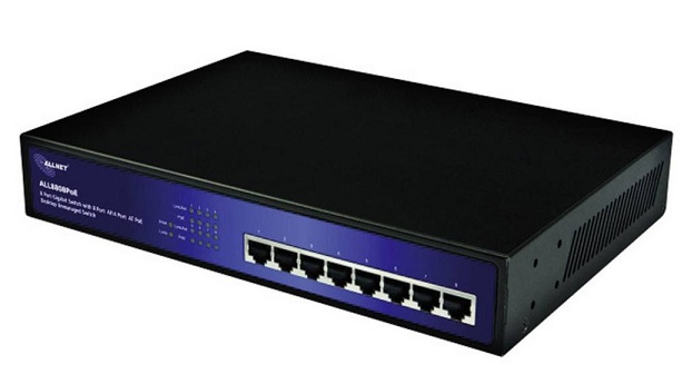 5-port 10/100/1000M PoE Ethernet Switch ALLNET ALL8808POE+