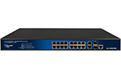 Switch ALLNET | 16-Port 10/100/1000Base-T PoE + 2 Gigabit SFP Managed Switch ALLNET ALL-SG8918PM
