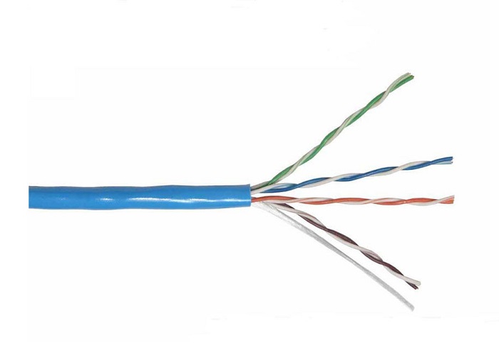 Cáp mạng 4 đôi LS CAT.6 U/UTP copper (UTP-G-C6G-E1VN-M 0.5X4P/BL, PVC, Blue)