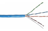 Cáp-phụ kiện LS | Cáp mạng 4 đôi LS CAT.6 U/UTP copper (UTP-G-C6G-E1VN-M 0.5X4P/BL, PVC, Blue)