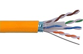 Cáp-phụ kiện LS | Cáp mạng 4 đôi LS CAT.5e F/UTP copper (FTP-E-C5G-E1ZN-X 0.5X4P/OR, LSZH, Orange)