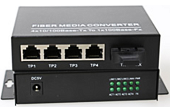 Media Converter NETONE | 10/100M Dual Fiber Single-Mode Media Converter NETONE NO-MCF-SM20/4E
