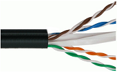 Cáp mạng VCOM | Cáp mạng VCOM CAT5E FTP SS vỏ PVC cuộn 305 mét (L541007)