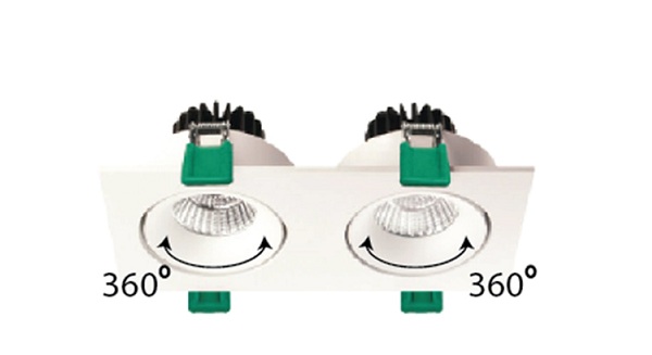 Đèn LED âm trần 2x12W VinaLED DL-BW2x12