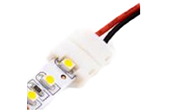 Đèn LED VinaLED | Đầu nối  cuối có dây cho led dây đơn sắc VinaLED EC-2P-8-WW