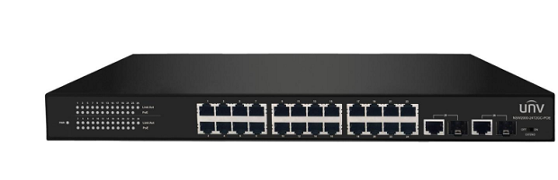 24-Port 10/100Mbps Ethernet PoE Switch UNV NSW2000-24T2GC-POE