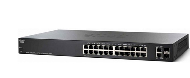 24-Port Gigabit with 4-Port 10-Gigabit Smart Switch CISCO SG250X-24-K9-EU