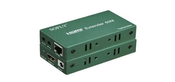 Bộ kéo dài HDMI Sofly 50 mét bằng cáp mạng