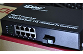 Switch PoE HDTEC | 8-Port 10/100Mbps Converter Switch POE Quang HDTec
