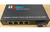 Media Converter HDTEC | Bộ chuyển đổi Quang HDTEC Converter Quang 4 cổng RJ45 100Mbps