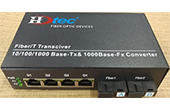 Media Converter HDTEC | Converter kết hợp HDTEC 2 cổng Quang 4 cổng RJ45 1G