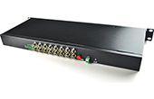 Media Converter HDTEC | Bộ chuyển đổi HDTEC Video Converter 16 Port BNC + RS485 Data Cho Camera Analog