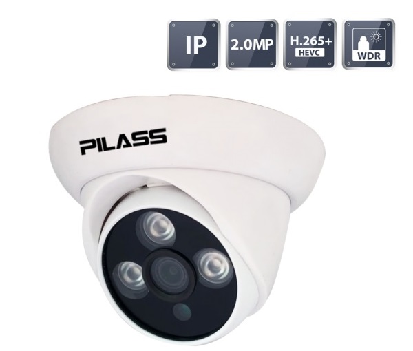 Camera IP Dome hồng ngoại 2.0 Megapixel PILASS ECAM-A501IP 2.0