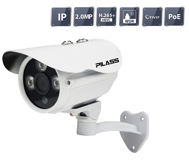 Camera IP hồng ngoại 2.0 Megapixel PILASS ECAM-PA602IP 2.0