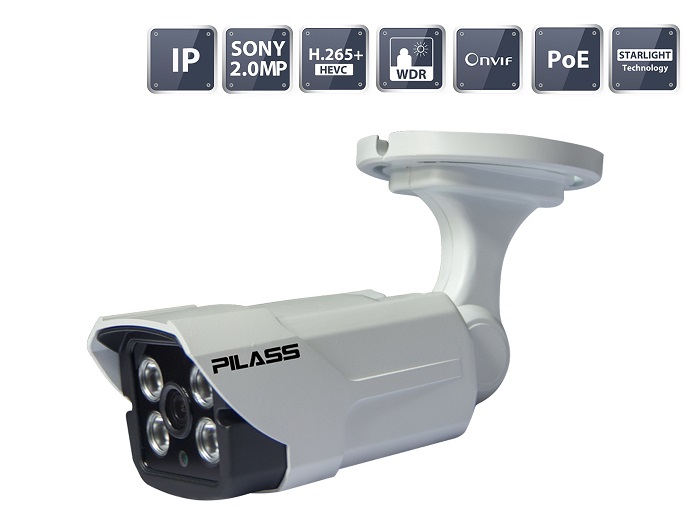 Camera IP hồng ngoại 2.0 Megapixel PILASS ECAM-PH603IP 2.0