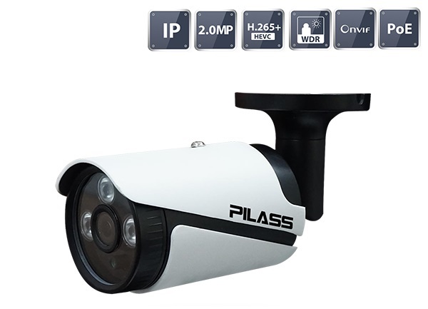 Camera IP hồng ngoại 2.0 Megapixel PILASS ECAM-PA605IP 2.0